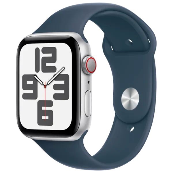 Умные часы Apple Watch SE 2023 1.57"/ 44 мм/ Серебристый - Storm Blue/ MREE3QI/ A photo 1