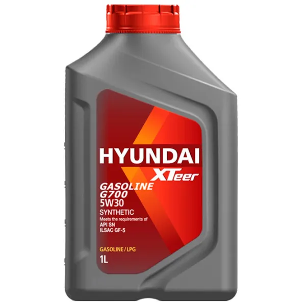 Моторное масло Hyundai 5W30 XTeer Gasoline G700 5W-30 4 л синтетическое photo 1