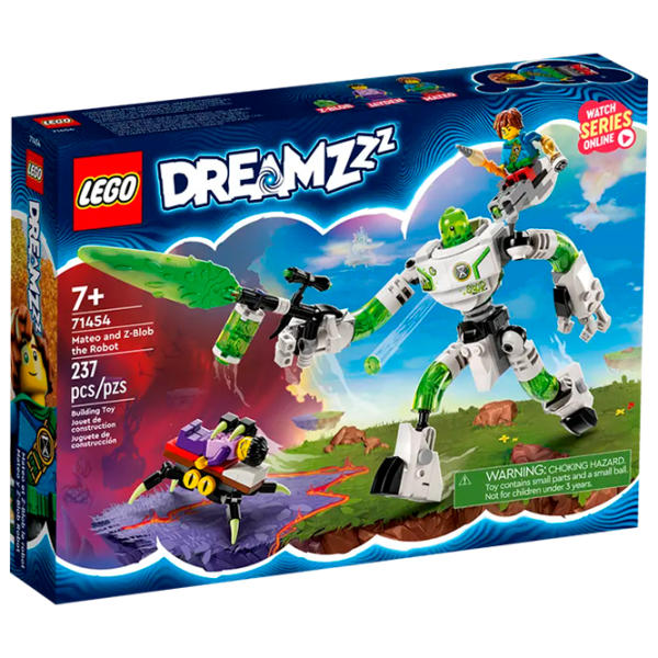 Конструктор LEGO Mateo and Z-Blob the Robot Фигуры/ Разноцветный photo 1
