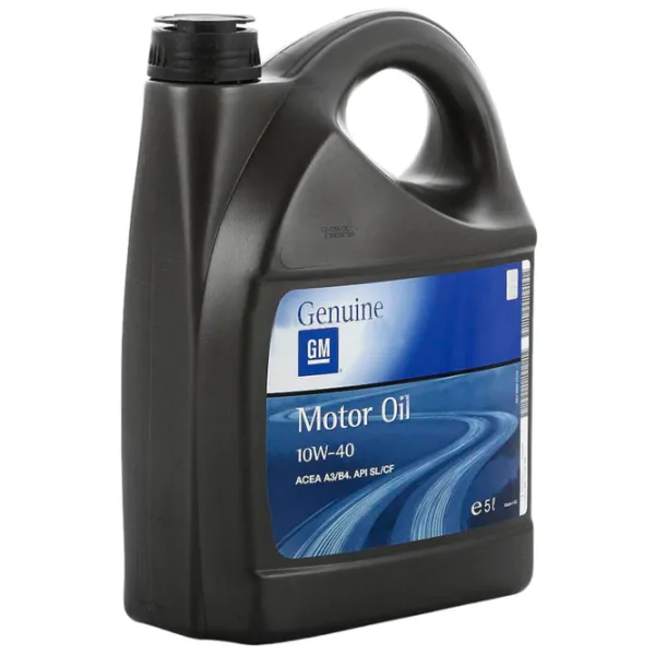 Моторное масло GM 10W-40 Motor Oil 10W-40 5 л полусинтетическое photo 1