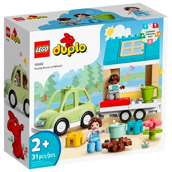 Конструктор LEGO Family House on Wheels Транспорт/ Разноцветный photo 1
