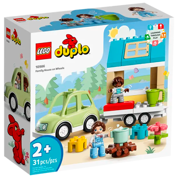 Конструктор LEGO Family House on Wheels Транспорт/ Разноцветный photo 1