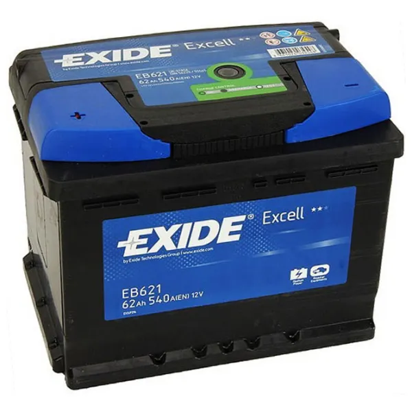 Авто аккумулятор Exide Excell 540A/ 62 Ач photo 1