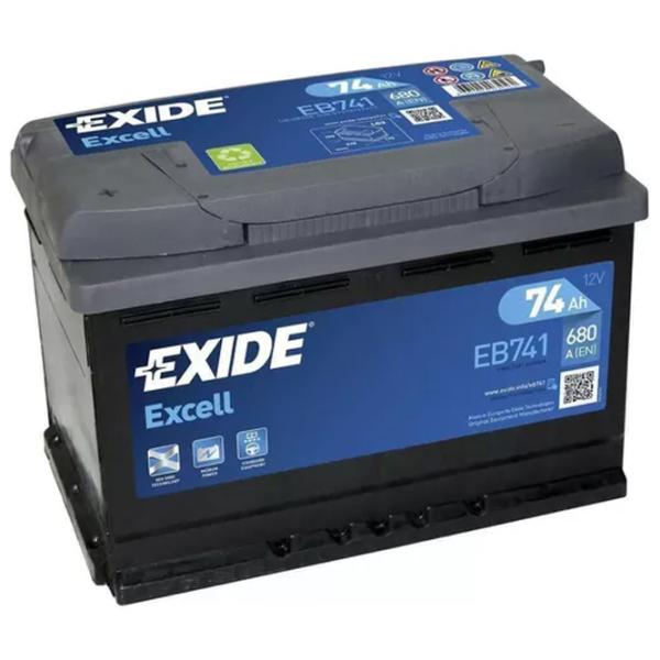 Авто аккумулятор Exide Excell 680 A / 74 Aч  photo 1