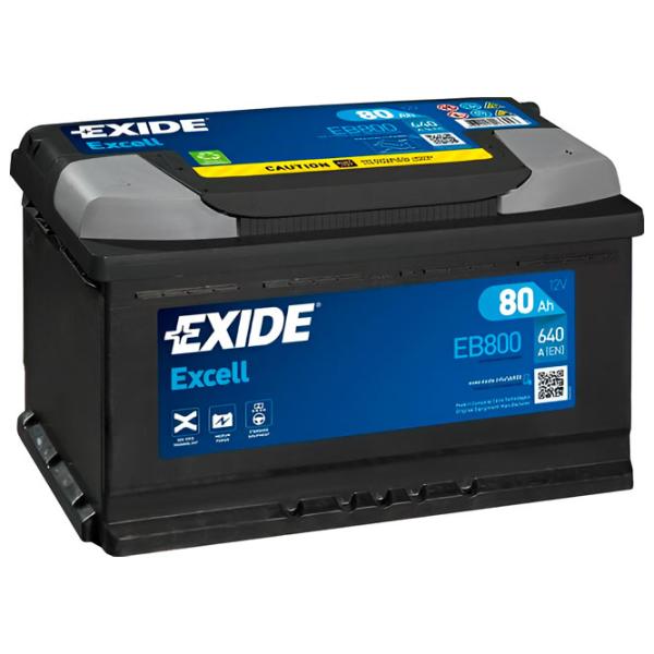 Авто аккумулятор Exide Excell 640A/ 80 Ач photo 1