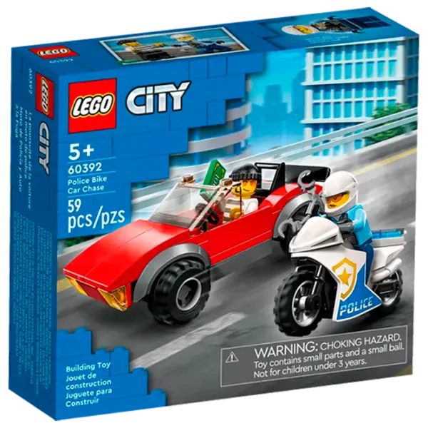 Конструктор LEGO Police Bike Car Chase Транспорт/ Разноцветный photo 1