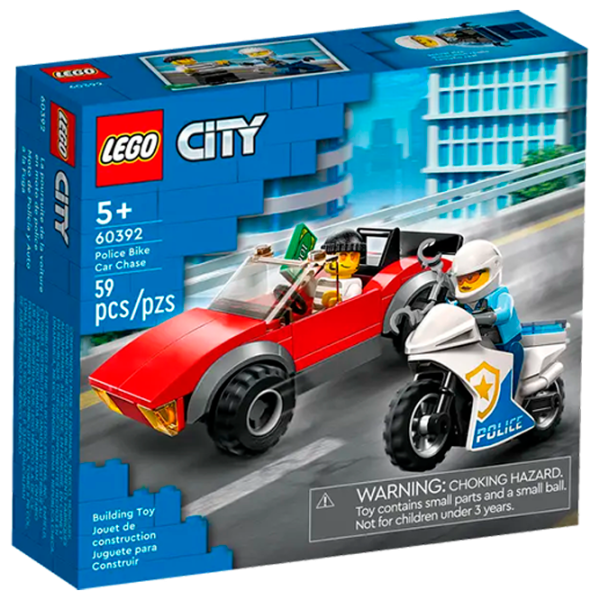 Конструктор LEGO Police Bike Car Chase Транспорт/ Разноцветный photo 1