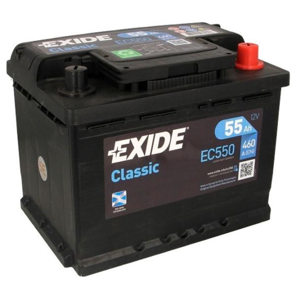 Авто аккумулятор Exide Classic 460A/ 55 Ач photo 1