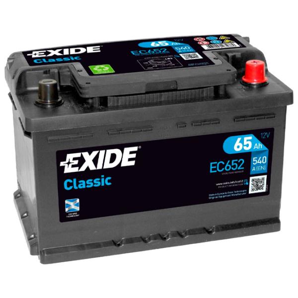 Авто аккумулятор Exide Standart 540A/ 65 Ач photo 1