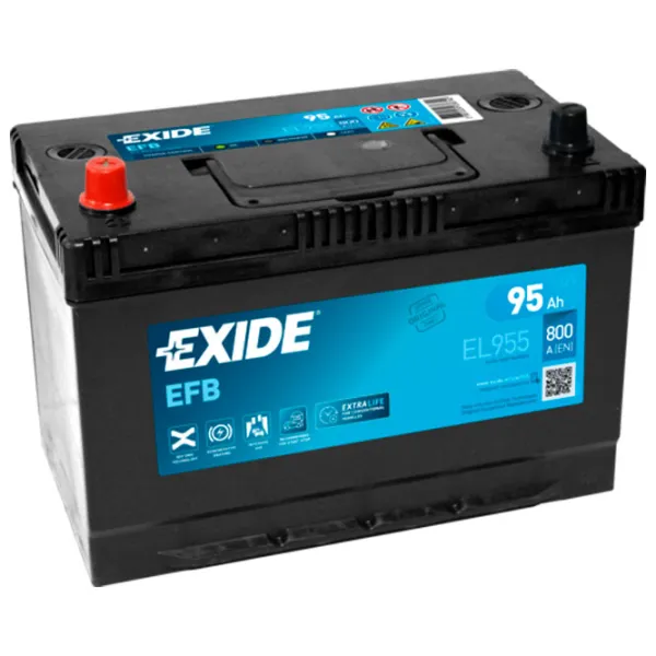 Acumulator auto Exide Start-Stop EFB 800A/ 95 Ah photo 1