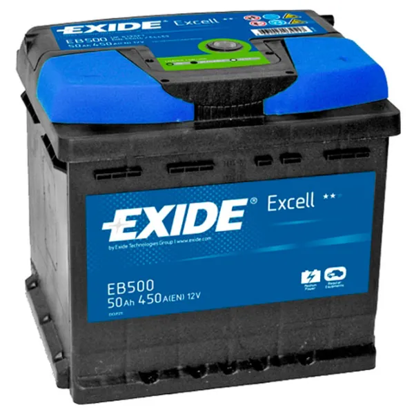 Acumulator auto Exide Excell 450A/ 50 Ah photo 1