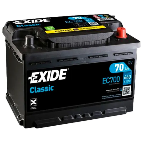 Авто аккумулятор Exide Classic 640A/ 70 Ач photo 1
