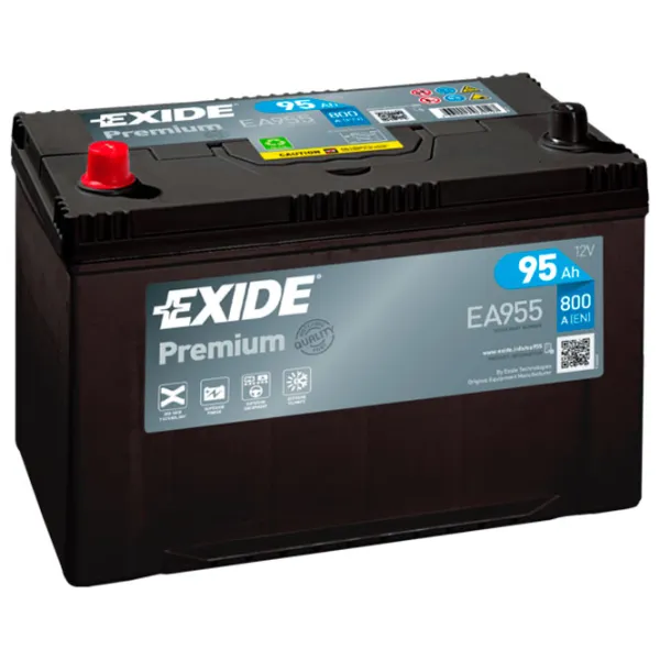 Авто аккумулятор Exide Premium 800A/ 95 Ач photo 1