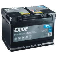 Авто аккумулятор Exide Premium 760A/ 77 Ah