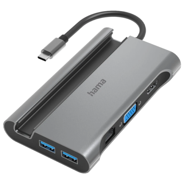 Адаптер Hama 200143 USB Type-C/ Серый photo 1