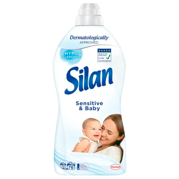 Balsam de rufe Silan Hipoalergenic 1672 ml Număr spălări: 76 photo 1