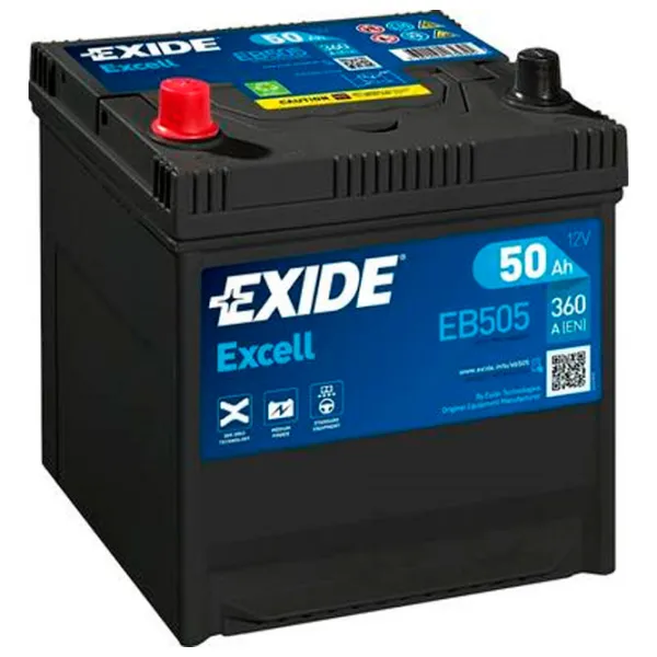 Авто аккумулятор Exide Excell 360A/ 50 Ah photo 1