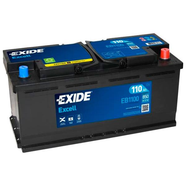Авто аккумулятор Exide Excell 850A/ 110 Ач photo 1