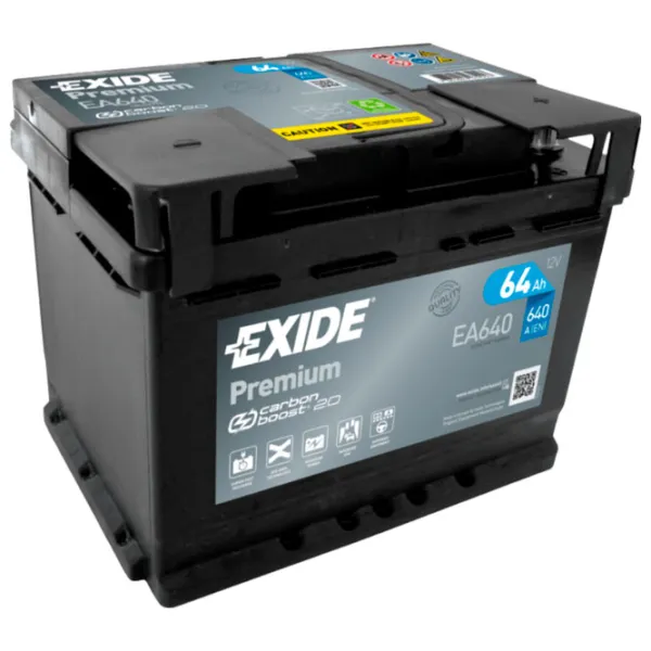 Авто аккумулятор Exide Premium 640A/ 64 Ah photo 1