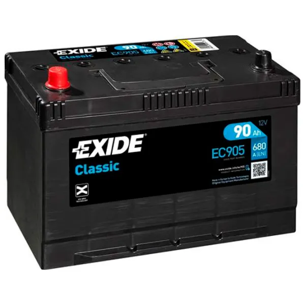 Авто аккумулятор Exide Classic 680 A/ 90 Ач photo 1
