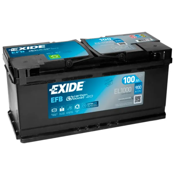 Acumulator auto Exide Start-Stop EFB 900A/ 100 Ah photo 1
