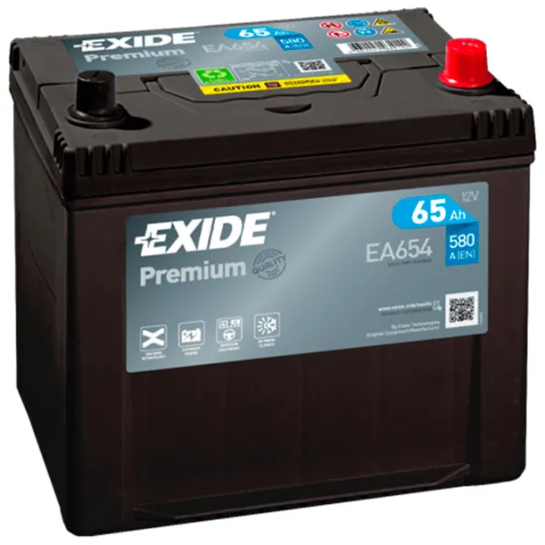 Авто аккумулятор Exide Premium 580A/ 65 Ач photo 1