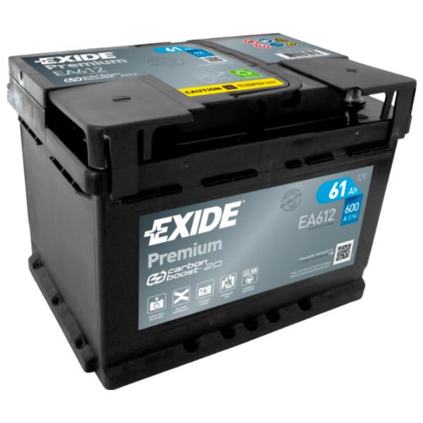 Авто аккумулятор Exide Premium 600A/ 61 Ач photo 1