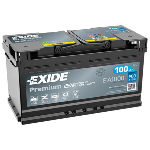 Авто аккумулятор Exide Premium 900A/ 100 Ач photo 1