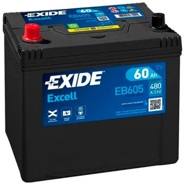 Авто аккумулятор Exide Excell 480A/ 60 Ач photo 1