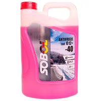 Антифриз SOBOL New -40 G-12+ 75414 5 л Красный