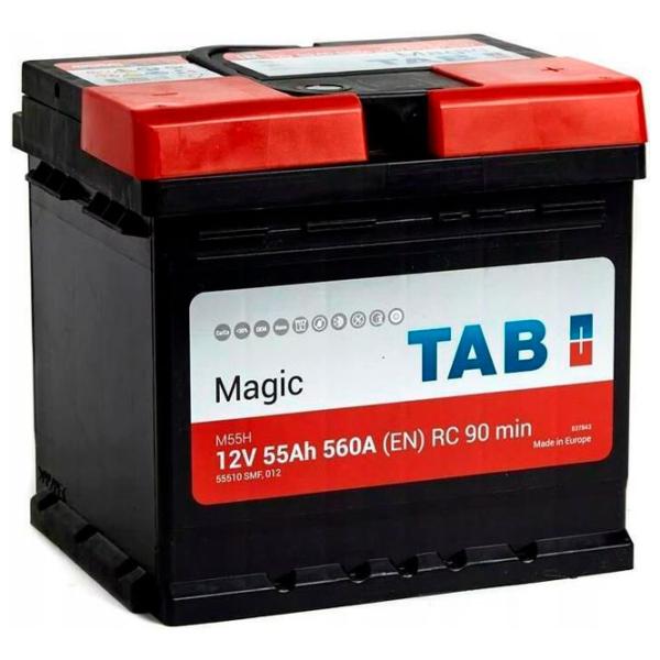 Авто аккумулятор Tab Magic 560A/ 55 Ач photo 1 Авто аккумулятор Tab Magic 560A/ 55 Ач photo 1