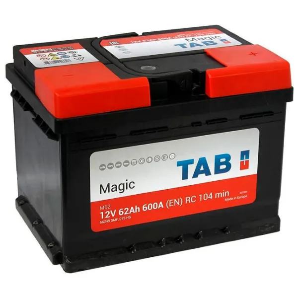 Acumulator auto Tab Magic 600A/ 62 Ah photo 1 Acumulator auto Tab Magic 600A/ 62 Ah photo 1