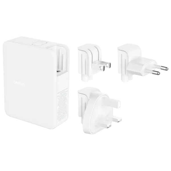 Încărcător de rețea Belkin WCH014BTWH White photo 1