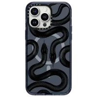 Husă pentru smartphone Apple iPhone 15 Pro Casetify/ MagSafe Back/ TPU/ Blue Transparent