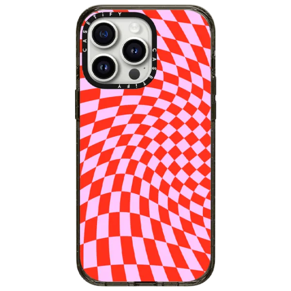 Husă pentru smartphone Apple iPhone 15 Pro Max Casetify/ MagSafe Back/ TPU/ Black Red photo 1