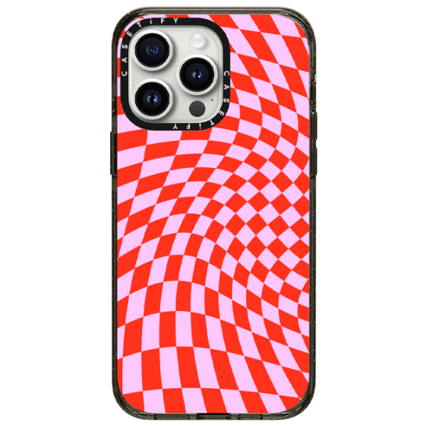 Husă pentru smartphone Apple iPhone 15 Pro Max Casetify/ MagSafe Back/ TPU/ Black Red photo 1