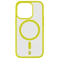 Husă pentru smartphone Apple iPhone 15 Pro Cellularline/ MagSafe Back/ TPU/ Transparent Yellow