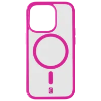 Husă pentru smartphone Apple iPhone 15 Pro Cellularline/ MagSafe Back/ TPU/ Transparent Pink