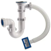 Сифон для раковины Orio S-4104 70 мм/ нерж. сталь