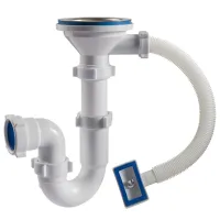 Сифон для раковины Orio S-4107 114 мм/ нерж. сталь