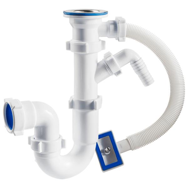 Sifon pentru lavoar Orio S-41054 70 mm/ Inox photo 1