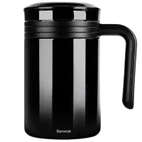 Cană termo Youpin Minmalist Sanvcat Black 0.45l