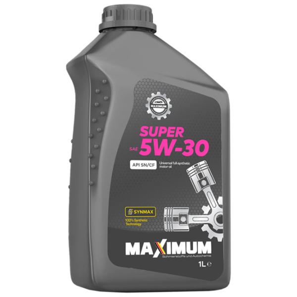 Моторное масло Maximum Super 5W30 SN/ CF 5W-30 1 л синтетическое photo 1