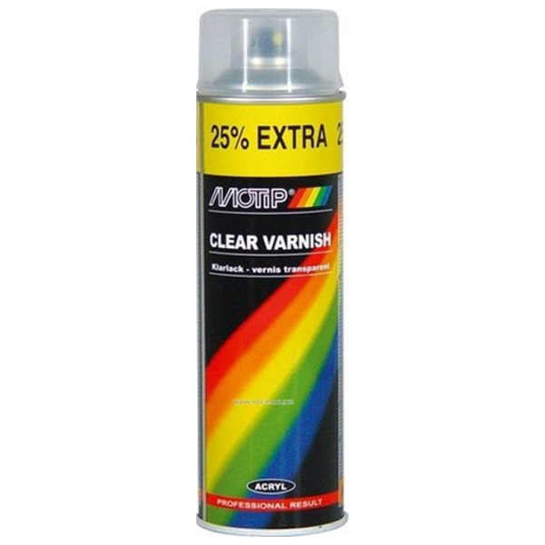 Автомобильный лак Motip Clear Varnish 600 мл/ Универсальный photo 1