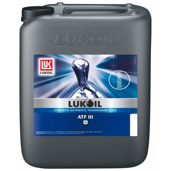 Трансмиссионное масло Lukoil ATF IIIH 20 л/ синтетическое/ ATF III photo 1