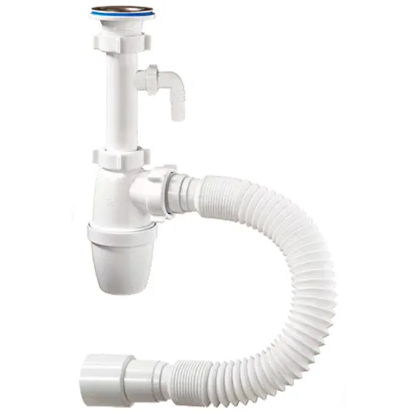 Sifon pentru lavoar Orio A-32079 63 mm/ Inox photo 1