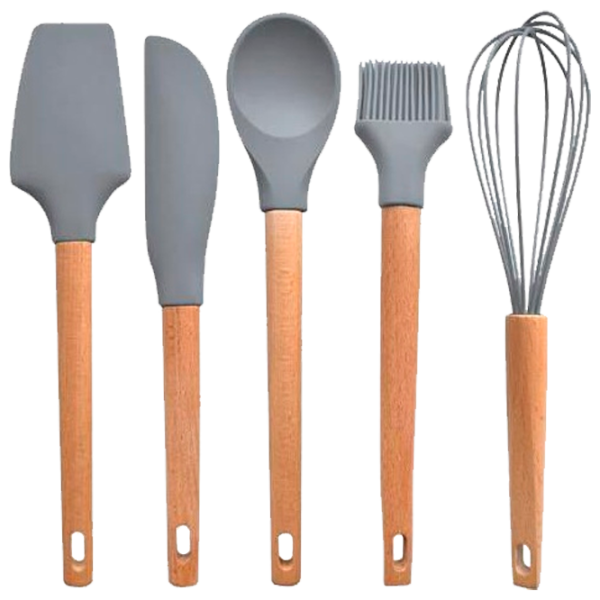 Set tacâmuri CasaMasa T4050 Silicon/ Gray photo 1