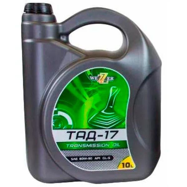 Трансмиссионное масло Wezzer TAD-17 10 л/ минеральное/ 80W-90 photo 1