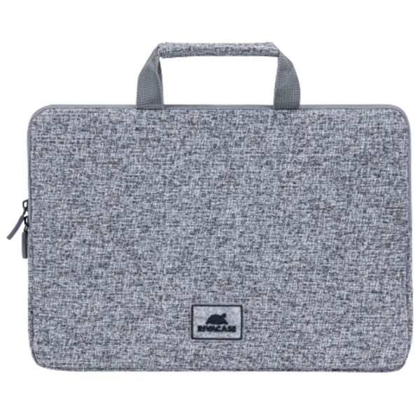 Husă pentru laptop RivaCase Laptop sleeve with handles 13.3"/ Grey photo 1