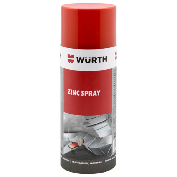 Vopsea auto Wurth Zinc 400 ml/ Pentru suprafețe metalice photo 1